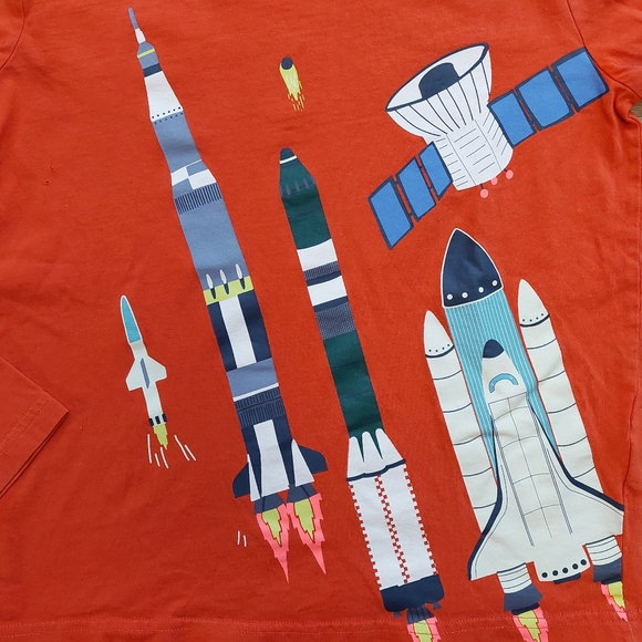 Mini Boden guc/play rocket tee ls 9-10 years - Picture 3 of 16